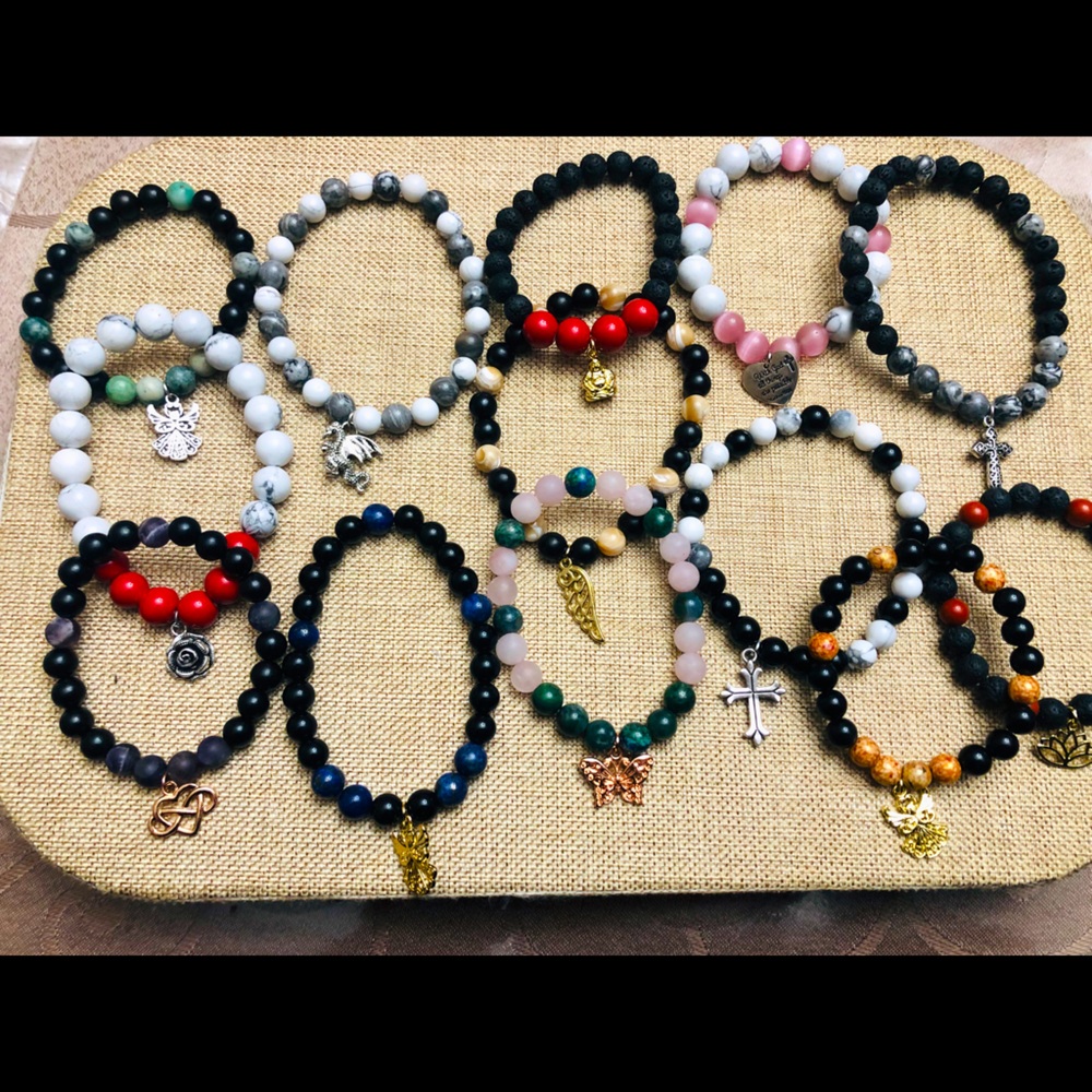 Natural stone bracelets